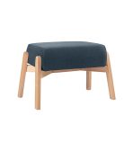 Ghế Đôn Chân Gỗ Bọc Vải Hardy Soft Night