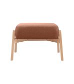 Ghế Đôn Chân Gỗ Bọc Vải Hardy Soft Terra - Ảnh 2