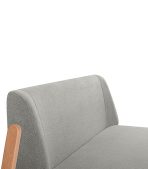 Ghế Sofa Đôi Chân Gỗ Bọc Vải Hardy Soft Grey - Ảnh 7