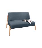 Ghế Sofa Đôi Chân Gỗ Bọc Vải Hardy Soft Night