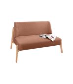 Ghế Sofa Đôi Chân Gỗ Bọc Vải Hardy Soft Terra