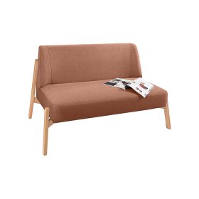 Ghế Sofa Đôi Chân Gỗ Bọc Vải Hardy Soft Terra