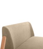 Ghế Sofa Đôi Chân Gỗ Bọc Vải Hardy Soft Toffe - Ảnh 7