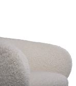Ghế Sofa Đơn Bọc Vải Lông Cừu Tilar Dobby Cozy Milk - Ảnh 8