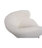 Ghế Sofa Đơn Bọc Vải Lông Cừu Tilar Dobby Cozy Milk - Ảnh 7