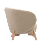 Ghế Sofa Đơn Bọc Vải Tilar Bentory Beige - Ảnh 11