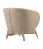 Ghế Sofa Đơn Bọc Vải Tilar Bentory Beige - Ảnh 10