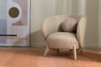 Ghế Sofa Đơn Bọc Vải Tilar Bentory Beige - Ảnh 5