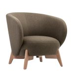 Ghế Sofa Đơn Bọc Vải Tilar Bentory Coffee