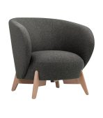 Ghế Sofa Đơn Bọc Vải Tilar Bentory Grafit