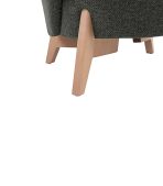 Ghế Sofa Đơn Bọc Vải Tilar Bentory Grafit - Ảnh 6