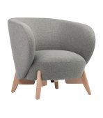 Ghế Sofa Đơn Bọc Vải Tilar Bentory Grey