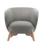 Ghế Sofa Đơn Bọc Vải Tilar Bentory Grey - Ảnh 2