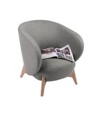 Ghế Sofa Đơn Bọc Vải Tilar Bentory Grey - Ảnh 9