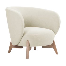 Ghế Sofa Đơn Bọc Vải Tilar Bentory Light