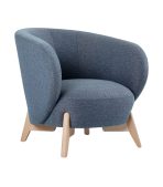 Ghế Sofa Đơn Bọc Vải Tilar Bentory Midnight