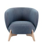 Ghế Sofa Đơn Bọc Vải Tilar Bentory Midnight - Ảnh 2