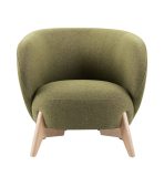 Ghế Sofa Đơn Bọc Vải Tilar Bentory Olive - Ảnh 2