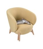 Ghế Sofa Đơn Bọc Vải Tilar Bentory Sand - Ảnh 9