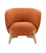 Ghế Sofa Đơn Bọc Vải Tilar Winter Orange - Ảnh 2