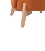 Ghế Sofa Đơn Bọc Vải Tilar Winter Orange - Ảnh 6
