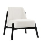 Ghế Sofa Đơn Chân Gỗ Bọc Vải Hardy Bucle White - Ảnh 10