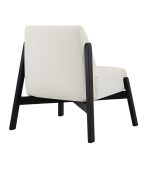 Ghế Sofa Đơn Chân Gỗ Bọc Vải Hardy Bucle White - Ảnh 9