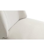 Ghế Sofa Đơn Chân Gỗ Bọc Vải Hardy Bucle White - Ảnh 7