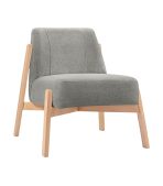 Ghế Sofa Đơn Chân Gỗ Bọc Vải Hardy Soft Grey - Ảnh 10