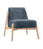 Ghế Sofa Đơn Chân Gỗ Bọc Vải Hardy Soft Night - Ảnh 10