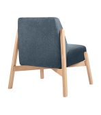 Ghế Sofa Đơn Chân Gỗ Bọc Vải Hardy Soft Night - Ảnh 9