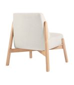 Ghế Sofa Đơn Chân Gỗ Bọc Vải Hardy Soft Pink - Ảnh 2