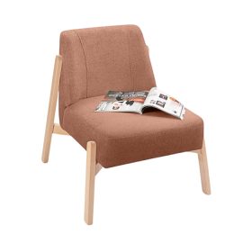 Ghế Sofa Đơn Chân Gỗ Bọc Vải Hardy Soft Terra