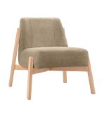 Ghế Sofa Đơn Chân Gỗ Bọc Vải Hardy Soft Toffe - Ảnh 10