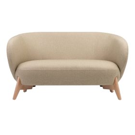 Ghế Sofa Thẳng Bọc Vải Tilar Bentory Beige