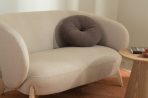 Ghế Sofa Thẳng Bọc Vải Tilar Bentory Beige - Ảnh 3