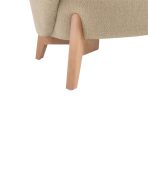 Ghế Sofa Thẳng Bọc Vải Tilar Bentory Beige - Ảnh 8