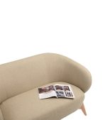 Ghế Sofa Thẳng Bọc Vải Tilar Bentory Beige - Ảnh 6