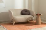 Ghế Sofa Thẳng Bọc Vải Tilar Bentory Beige - Ảnh 4