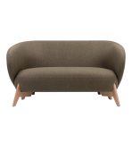 Ghế Sofa Thẳng Bọc Vải Tilar Bentory Coffee