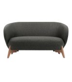 Ghế Sofa Thẳng Bọc Vải Tilar Bentory Grafit
