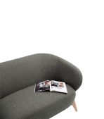 Ghế Sofa Thẳng Bọc Vải Tilar Bentory Grafit - Ảnh 10