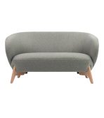 Ghế Sofa Thẳng Bọc Vải Tilar Bentory Grey