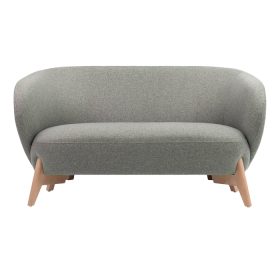 Ghế Sofa Thẳng Bọc Vải Tilar Bentory Grey