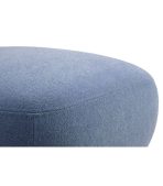 Ghế Đôn Bọc Vải Pipel Bucle Blue - Ảnh 5