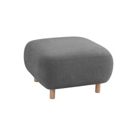 Ghế Đôn Bọc Vải Pipel Bucle Grafit