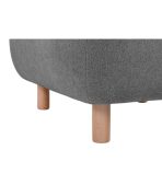 Ghế Đôn Bọc Vải Pipel Bucle Grafit - Ảnh 4