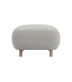 Ghế Đôn Bọc Vải Pipel Bucle Smoke - Ảnh 4