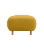 Ghế Đôn Bọc Vải Pipel Bucle Yellow - Ảnh 2