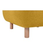 Ghế Đôn Bọc Vải Pipel Bucle Yellow - Ảnh 4
